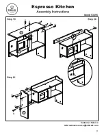 Preview for 7 page of KidKraft Espresso Kitchen 53295 Assembly Instructions Manual