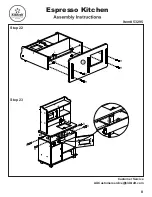 Preview for 8 page of KidKraft Espresso Kitchen 53295 Assembly Instructions Manual