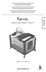 Kids II ingenuity Smart & Simple Playard Bryant 11523 Manual preview