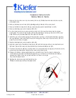 Preview for 2 page of Kiefer 210603 Assembly Instructions