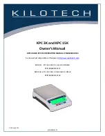 Kilotech KPC 15K Owner'S Manual preview