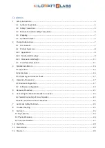 Preview for 3 page of Kilowatt Labs Sirius 7100-48-B-2C-M-SD-A-G User Manual