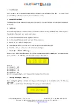 Preview for 12 page of Kilowatt Labs Sirius 7100-48-B-2C-M-SD-A-G User Manual