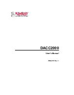 Kimray DACC2000 User Manual preview