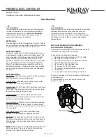 Preview for 4 page of Kimray GEN 3 Installation Operation & Maintenance Data