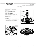 Preview for 19 page of Kimray HPCV Installation, Operation, Maintenance Manual