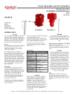 Preview for 1 page of Kimray Pneumatic GEN II Installation And Maintenance Manual