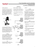 Preview for 2 page of Kimray Pneumatic GEN II Installation And Maintenance Manual