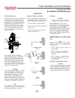 Preview for 4 page of Kimray Pneumatic GEN II Installation And Maintenance Manual