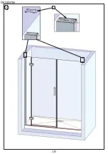 Preview for 18 page of Kinedo Kinespace Fixed panel with pivot door and small fixed panel Installation Instructions Manual