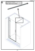 Preview for 21 page of Kinedo Kinespace Fixed panel with pivot door and small fixed panel Installation Instructions Manual