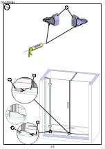 Preview for 24 page of Kinedo Kinespace Fixed panel with pivot door and small fixed panel Installation Instructions Manual