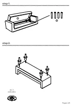 Preview for 4 page of Kinfine HOMEPOP K7117 Assembly Instructions