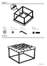 Preview for 5 page of Kinfine Homepop K7803 Assembly Instructions