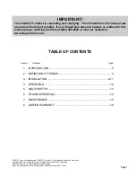 Preview for 2 page of King Controls 9702 Installation And Operating Instructions Manual