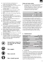 Preview for 15 page of KING CRAFT KCT 205 H Operating Instructions Manual