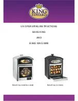 King Edward BAKE KING Operating Instructions Manual preview