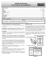 Preview for 4 page of King Industrial KC-10020SQ Instruction Manual