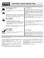 Preview for 3 page of King Industrial KC-1620A Instruction Manual