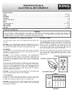 Preview for 4 page of King Industrial KC-1620A Instruction Manual