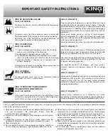 Preview for 3 page of King Industrial KC-2051H2 Instruction Manual