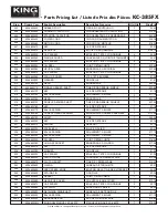 Preview for 8 page of King Industrial KC-385FX Service Manual