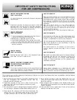 Preview for 3 page of King Industrial KC-5510G3 Instruction Manual