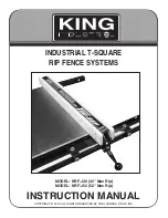 Preview for 1 page of King Industrial KRF-J30 Instruction Manual