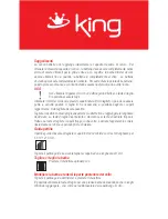 Preview for 20 page of KING K 079 Instruction Manual