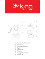 Preview for 21 page of KING K 716 Chop Chop Instruction Manual