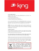 Preview for 30 page of KING K 716 Chop Chop Instruction Manual