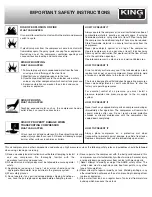 Preview for 3 page of KING KC-5160V3 Instruction Manual