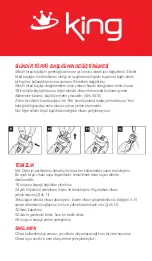 Preview for 6 page of KING P 2388 Comfort Instruction Manual