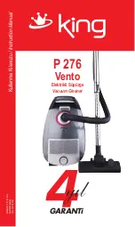 Preview for 1 page of KING P 276 Vento Instruction Manual