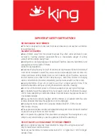 Preview for 3 page of KING P070 Instruction Manual