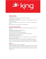 Preview for 9 page of KING P070 Instruction Manual