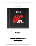 Preview for 1 page of Kingrex UC384 User Manual