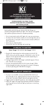 KingShield LEDFLP10 Installation Instructions preview