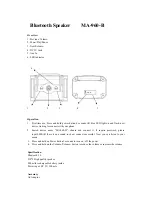 Kingsun MA-960-B Operation Instructions preview