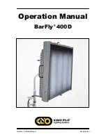 Preview for 1 page of Kino Flo BarFly 400D Operating Instructions Manual