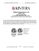Preview for 24 page of KINTERA KF Series Owner'S Manual & Installation Manual
