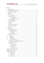 Preview for 2 page of Kipor KP310V1.0 Operation Manual