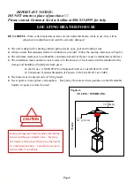 Preview for 10 page of Kirkland Signature PTH106A-SS Installation, Operation And Maintenance Instructions