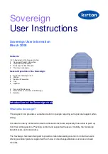 Preview for 1 page of KIRTON Sovereign Chair User Instructions