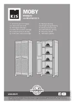 Preview for 1 page of Kis MOBY 9760100 Assembly Instruction Manual