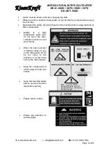 Preview for 8 page of KISANKRAFT KK-CRT-550D User Manual