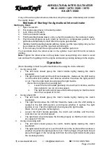 Preview for 23 page of KISANKRAFT KK-CRT-550D User Manual