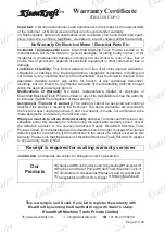 Preview for 2 page of KISANKRAFT KK-IC-8626 Operation Manual