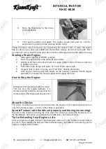 Preview for 16 page of KISANKRAFT KK-IC-8626 Operation Manual