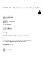 Kit-Lock KL1000 Programming And Operating Instructions preview